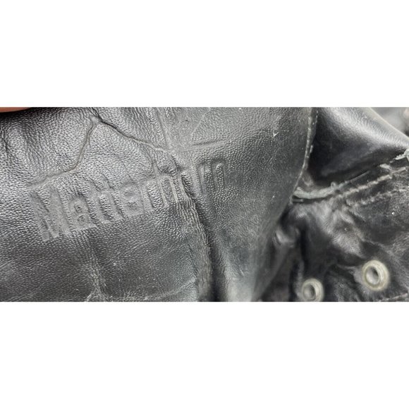 Matterhorn Men's Black Leather Waterproof Vibram Sole Steel Toed Work Boots Sz 9 - Picture 6 of 6